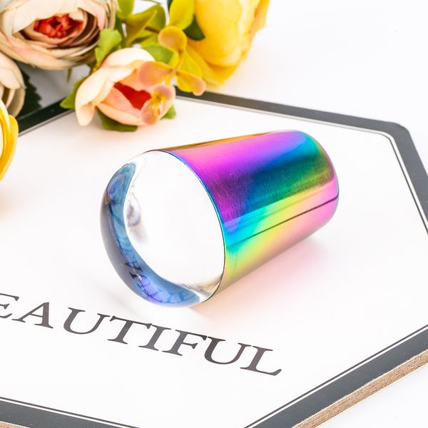 

ladymisty clear jelly silicone nail art templates pure nail stamping plates scraper with cap transparen stamp art, White