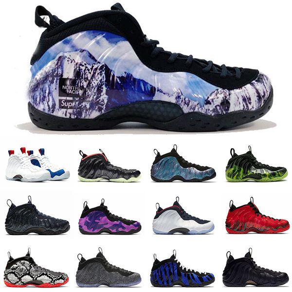 

penny hardaway men basketball shoes metallic gold foam one vandalized paranorman obsidian purple camo knick doernbecher sports us 7-13, White;red