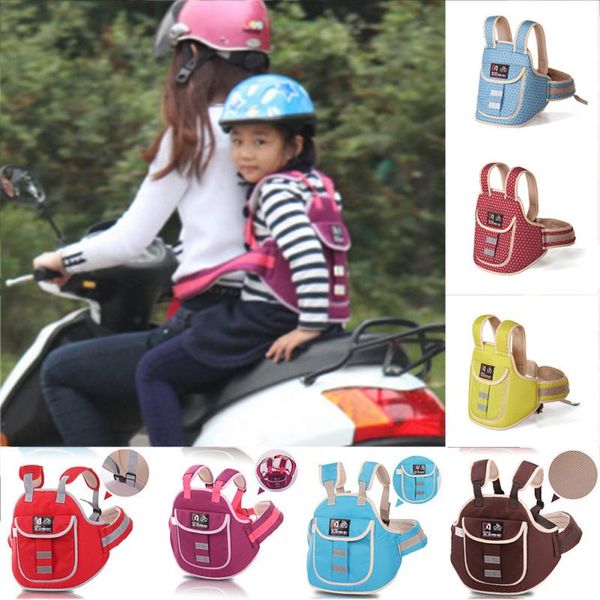 

kids cycling safety accessory adjustable child safety seat belt with lock for bicycle motorcycle cycling baby-care, Black;blue