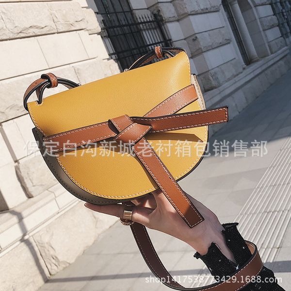 

jiulin 2019 new fashion korean version of dumpling saddle bag single-shoulder diagonal cross bag for women