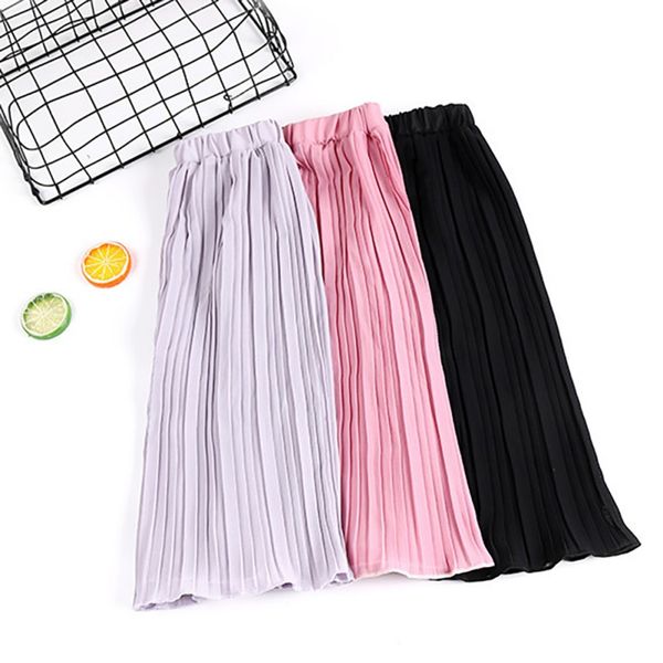 

weixinbuy baby girls summer wide leg pants sports casual toddler solid pattern short trousers soft, Blue