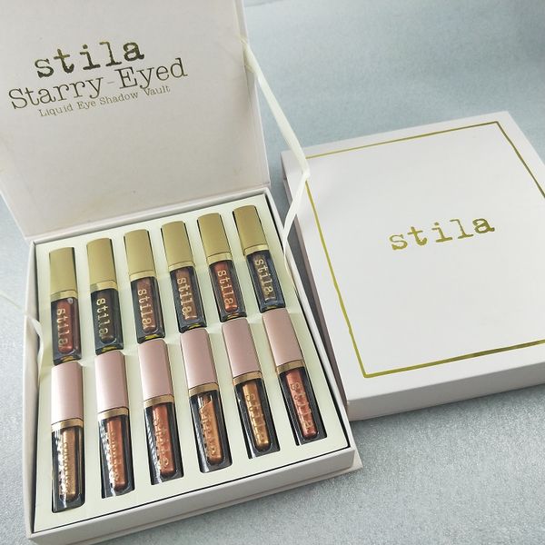 

in stock stila starry-eyed liquid eye shadow vaylt features 12 full size show sing shades of glow