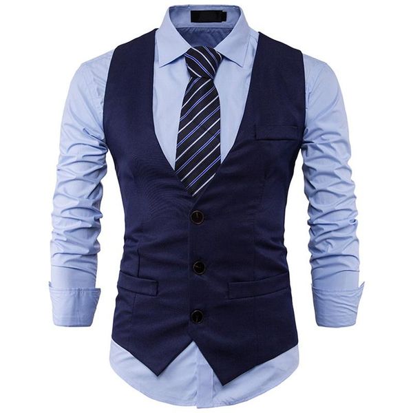 

laamei свадебный костюм жилеты твердые похудения формальные жилеты топ весна бренд платье костюм жилет мужская мода однобортный жилет мужско, White;black