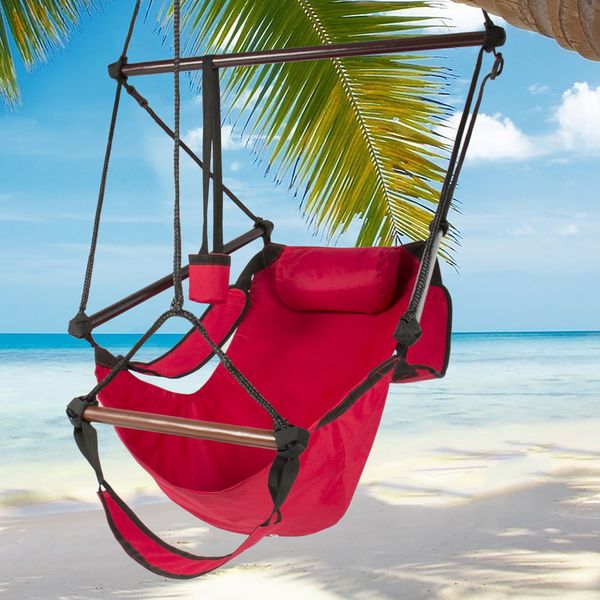 

2020 Well-equipped S-shaped Hook High Strength Assembled Hanging Seat Cacolet Red