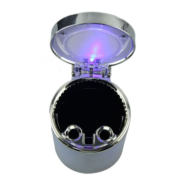 

new arrival movable ashtray car led light ashtray auto travel cigarette ash holder cup jn15