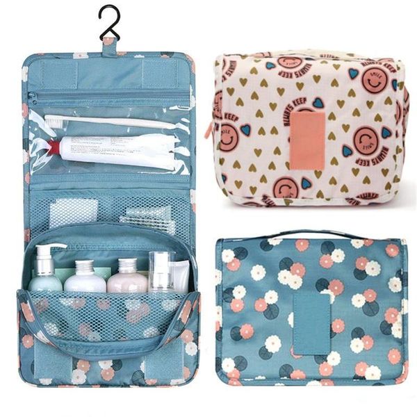 

портативного путешествие туалетных wash cosmetic bag макияж чехол для хранения висячего организатора мешок, бордового цвета
