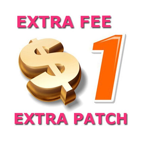 

extra fee,just for the difference 1piece = $1