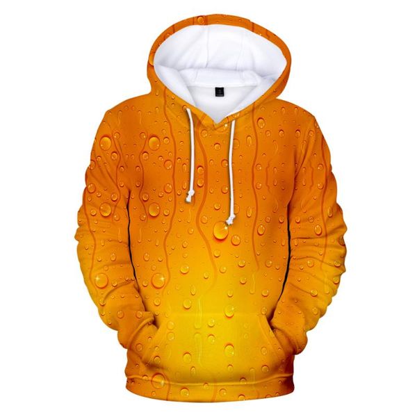 

aikooki beer hoodies men women hoodie sweatshirt hooded mens get together drink beer tracksuits 3d funny polluvers hoody coats, Black