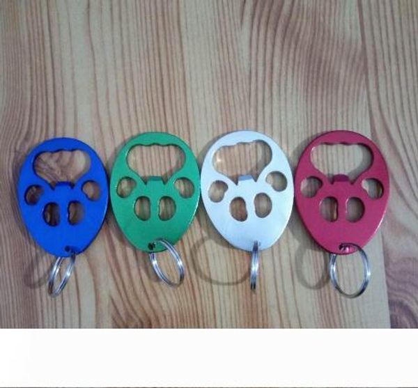 

бесплатная доставка оптовые 100шт бутылки металла pawprint пива открывалка дешево насыпной бутылок брелок random coloor