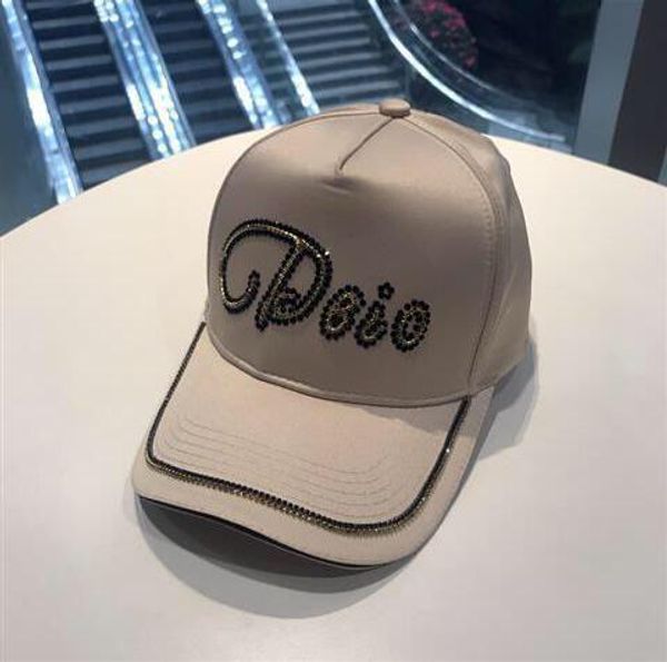 

luxury brand designer spring-summer couple personality avant-garde fashion men and women travel outdoors high-end crystal hats, Blue;gray