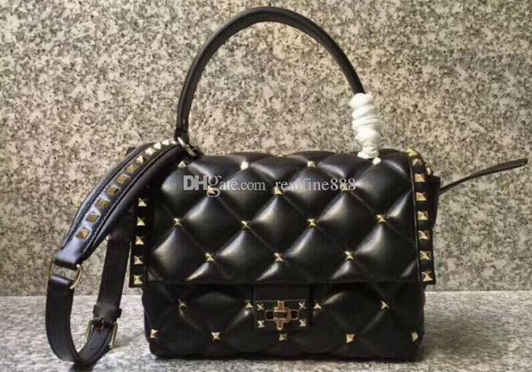 

5a quality 0b55 23cm medium candystuds handle shoulder handbags,leather-covered twist lock closure,with dust bag,dhl ing