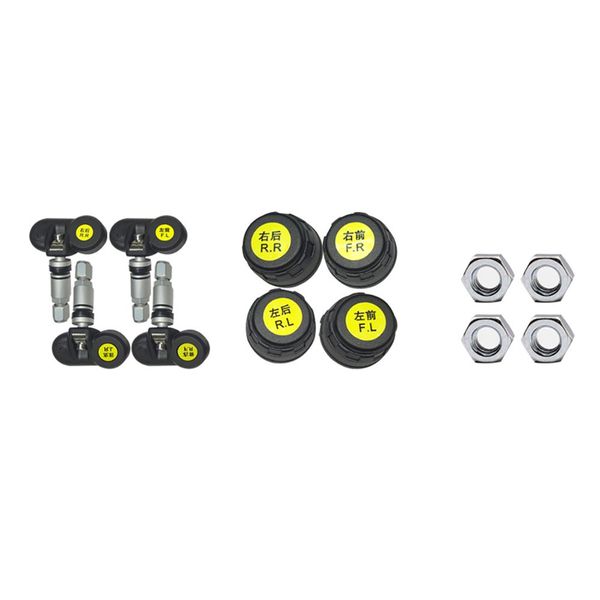 

solar system wireless tire pressure monitor tpms tire pressure monitor automotive detector
