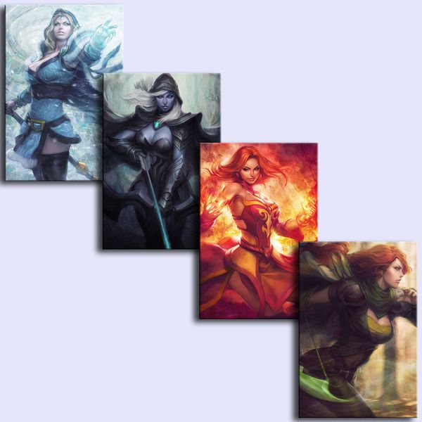2019 Dota 2 Cm Lina Wrcanvas Prints Wall Art Oil Painting Home Decor Unframedframed 16x24x4 From Xiaohua1214 1453 Dhgatecom