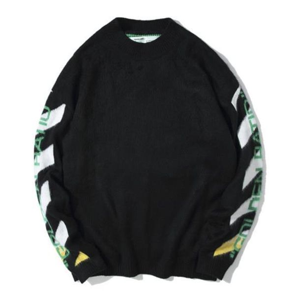 

2020couple вязать свитера высокое качество правильная версия прилив бренд свитер пламя симпсон свободные мохер вязать свитер, White;black