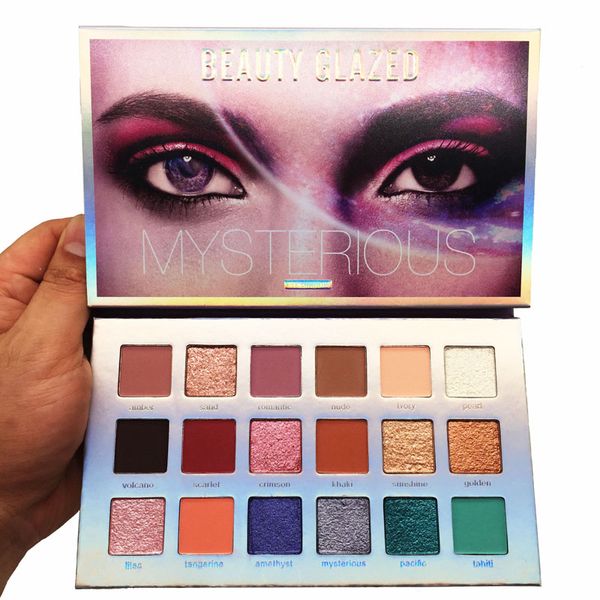 Marca Mercury Retrograde Makeup Palette Eyeshadow 18 Cor dos olhos Mysterious Sombra Glitter brilho NU fosco sombra Beleza vitrificada Cosmetic