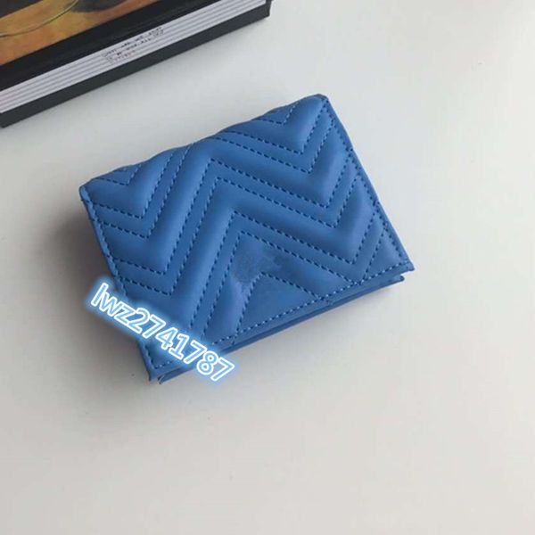 

many colors fashion style gold hardware real leather woman wallet short wallet purse clutch bag with box, Red;black