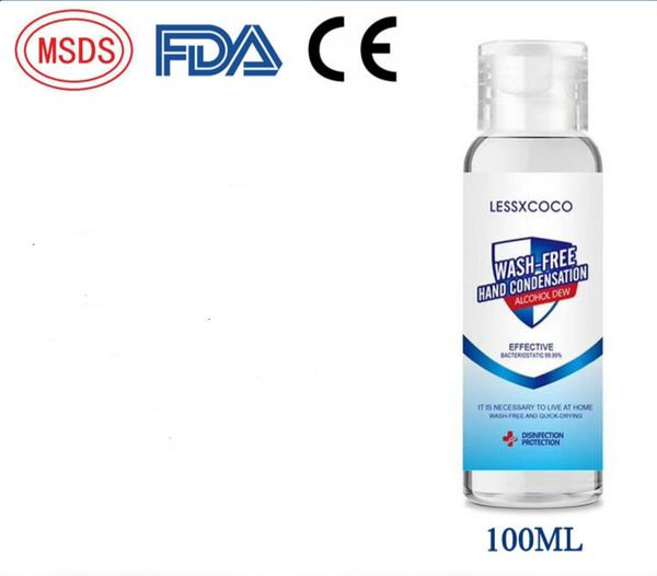 

100 мл 500 мл одноразовые дезинфицирующие средства для рук гель 75 % спирт бактериостатические дезинфицирующие средства для рук нет стирки д