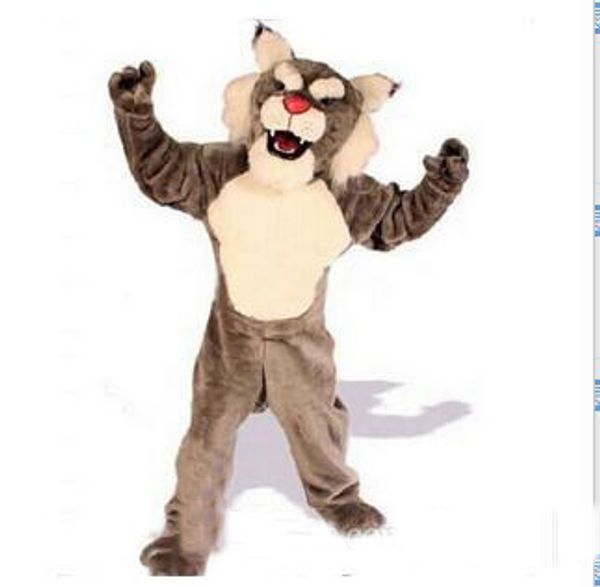 2018 Costumi della mascotte di vendita calda della fabbrica Formato adulto di alta qualità professionale personalizzato tigre del Bengala gatto mascotte testa costume vestito di halloween