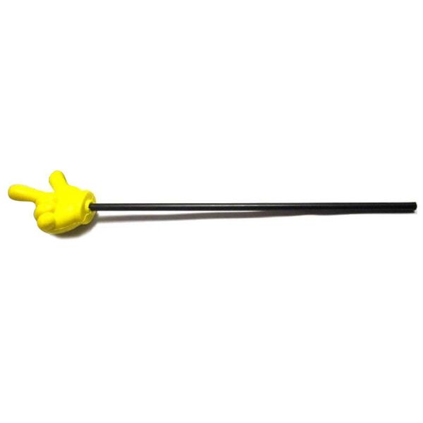 

pointing stick indication stick nominate gesture, Black;red