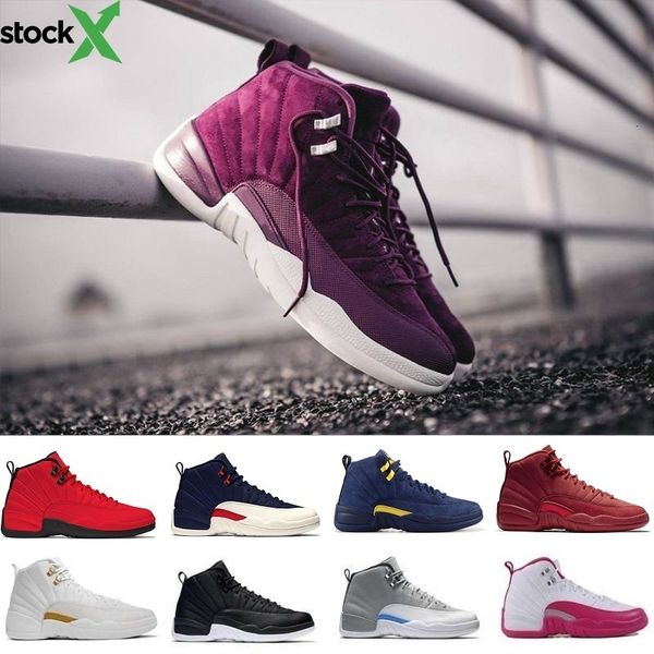 

new 12 12s men women jordon basketball shoes taxi ovo white wolf grey cherry flu game blue s the master gym red wool vachetta tan j12