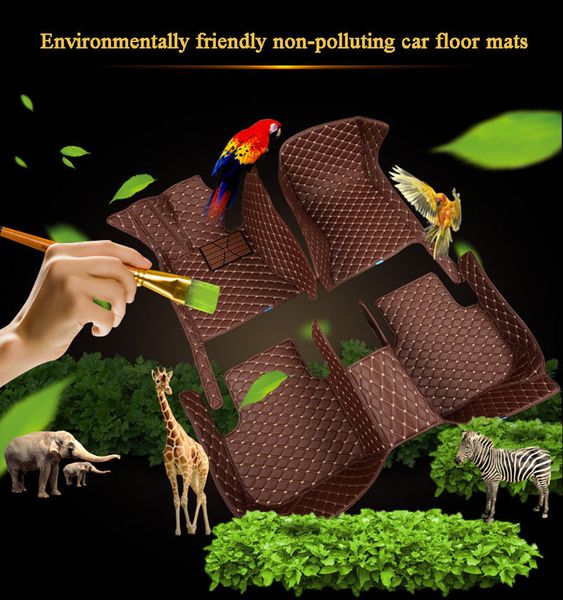 

custom car floor mats for aston martin rapide 2011 2012 2013 2014 2015 2016 2017 leather waterproof 5d luxury carpet