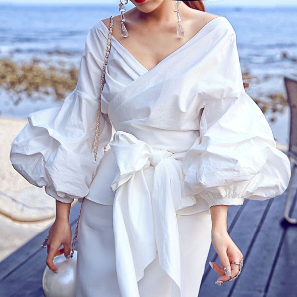 

fashion ladies vintage check style waist belt super wide fabric adjustable shirt belt women korean blouses office lady shirts, White