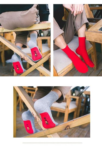

socks chinese style letter print solid color female mens couple clothing fashion style casual underwear womens fashion desinger, Black;white
