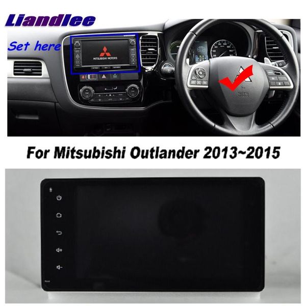 

car android vehicle gps for mitsubishi outlander 2013-2020 radio player gps navi maps hd touch screen tv multimedia no cd dvd