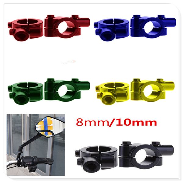

2pc colorful motorcycle rearview mirror adapter for yamaha xp500 xp530 fz600 srx600 xj600 fz400 r fzx700 fazer