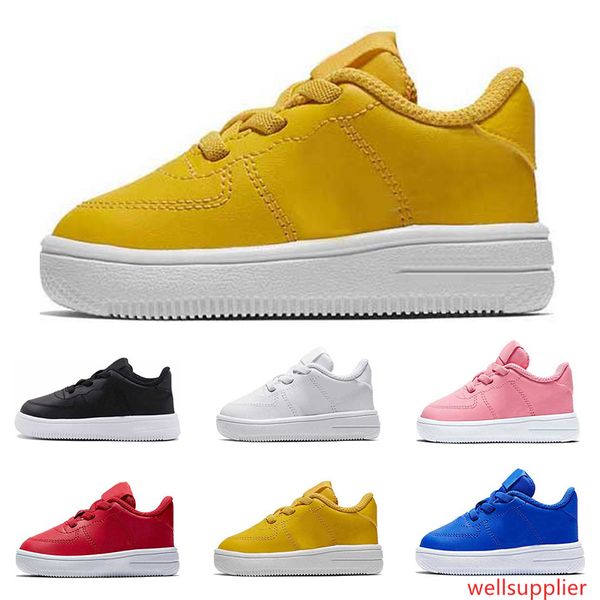 

fashion kids shoes triple black white red pink platform sneakers for girls boys casual skateboard shoe