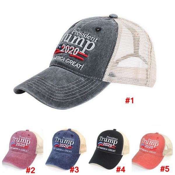 

republican cap ljja-2423 baseball sports patchwork washed hat make america great trump outdoor donald mesh again president cap 2020 cbnbf, White;black