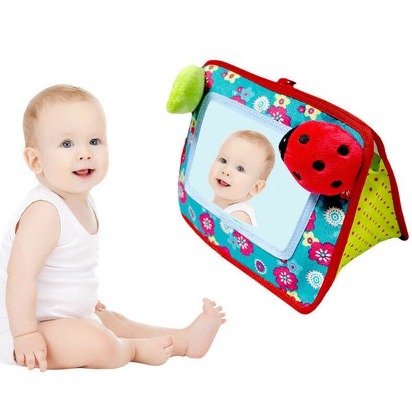 

baby stroller hanging toy cognitive mirror hand bell toy for cot pushchair shaper trinmmer shirts supplies