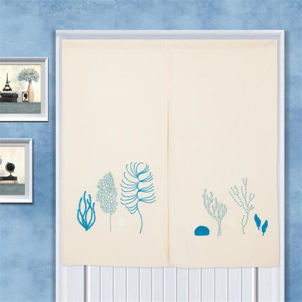 

summer doorway curtain decorative chinese style screen floral door curtain hallway kitchen rideaux 85x150cm