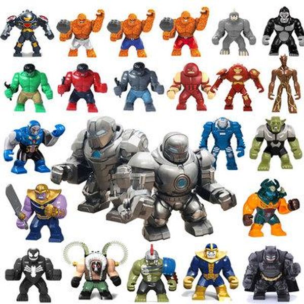 

3inch marvel the avengers superhero big building blocks thanos iron man venom action figures gift for children toys