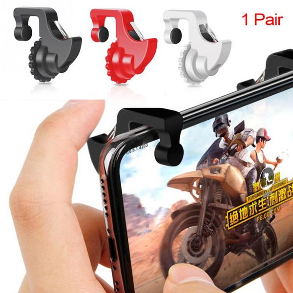 

2pcs knob handle gaming trigger shooter controller fire button handle l1 r1