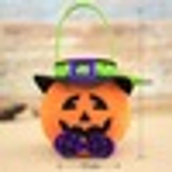 

kids drawstring halloween candy bag witch skull pumpkin cat giifts
