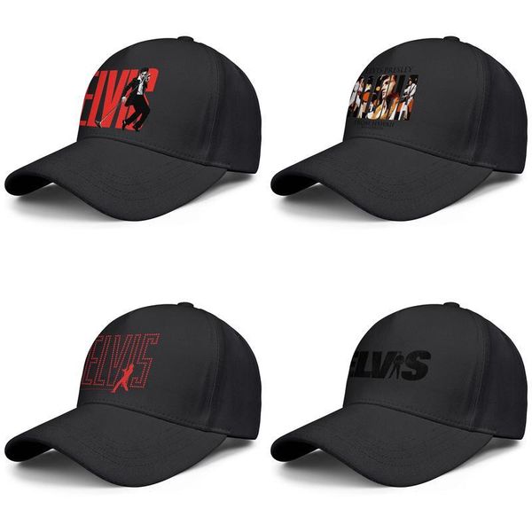 

elvis presley logo distressed black for men and women trucker cap cool designer custom blank fitted personalized trendy classic hats, Blue;gray