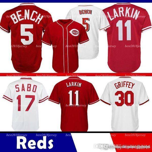 

cincinnati 5 johnny bench jersey 11 barry larkin jersey 19 joey votto 14 pete rose 17 chris sabo 33 88, Blue;black