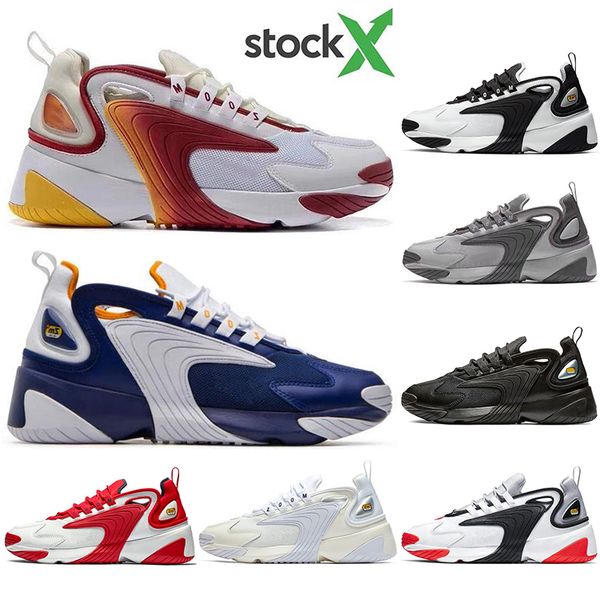 

бесплатный носок 2020 качество акции x zoom m2k tekno тройной черный белый серый кремовый белый дизайнер спортивные кроссовки мужские кроссо