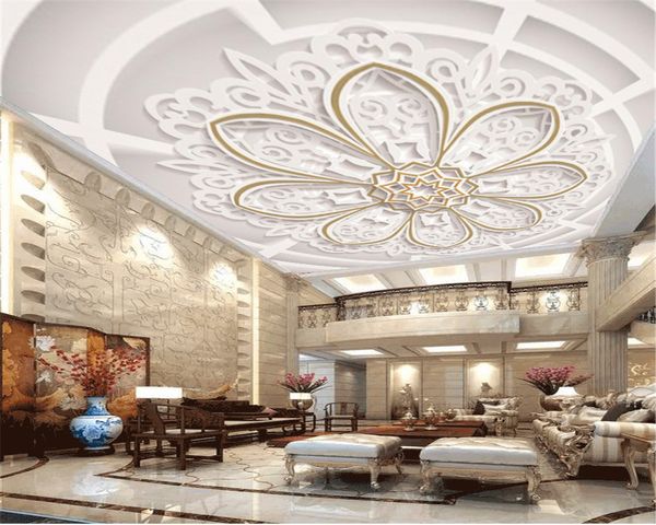 

3d обои главных белые европейский рельефного цветок простой атмосферное zenith украшение стол по охране окружающей среды