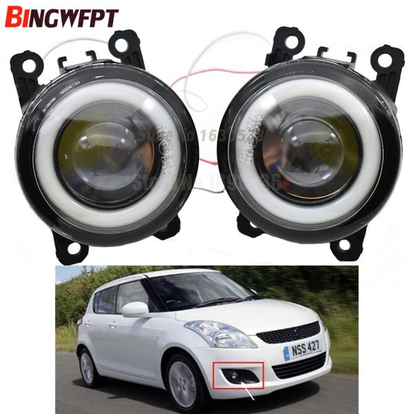 

2pcs/pair (left+right) angel eye car-styling fog lamps led lights for suzuki grand vitara 2 jimny fj ignis ii swift splash alto 1998-2015