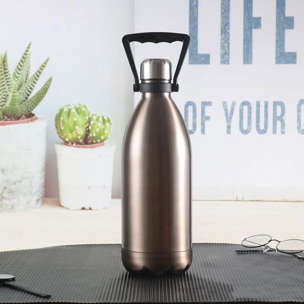 

large capacity double walled stainless steel insulated water bottle 500ml cola bottle eco friendly outdoor portable