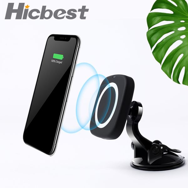 

qi magnÃ©tique voiture sans fil chargeur aimant pour iphone x xs 8 10w rapide sans fil chargeur tÃ©lÃ©phone induction chargeur pour samsung s8