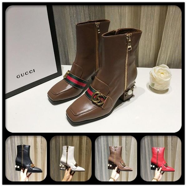 

a1 designer branded women g letter canvas over-the-knee boot design lady leather trim rubber sole thigh-high boots, Black