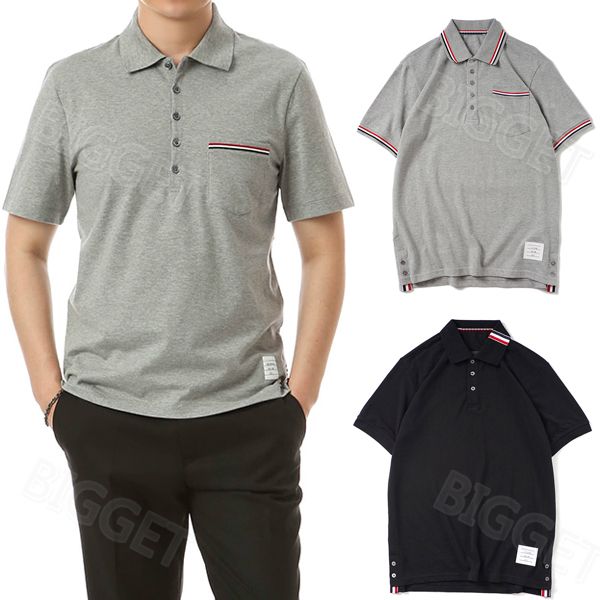 

2020 men's sports cotton polo wear leisure casual short sleeves casual polos shirts turn neck, White;black