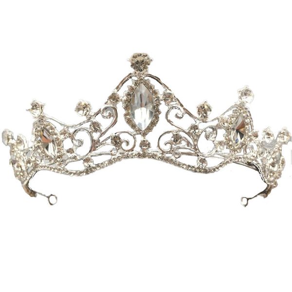 

princess tiaras pageant vintage christmas hair jewelry diadema accesorios mujer bridal crown wedding hair accessories, Golden;white