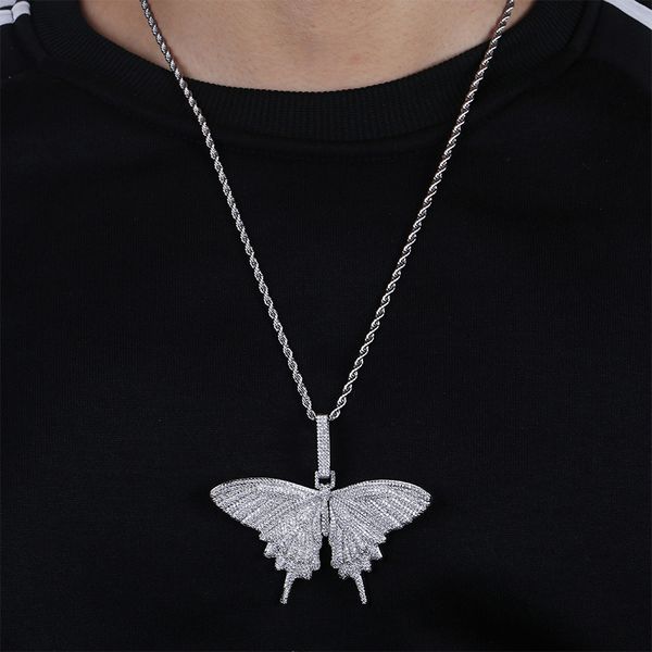 

Новые Кулон Бабочка с Насекомыми Многоцветный БабочкаНецалазы Micro Pave Кубинский Ц
