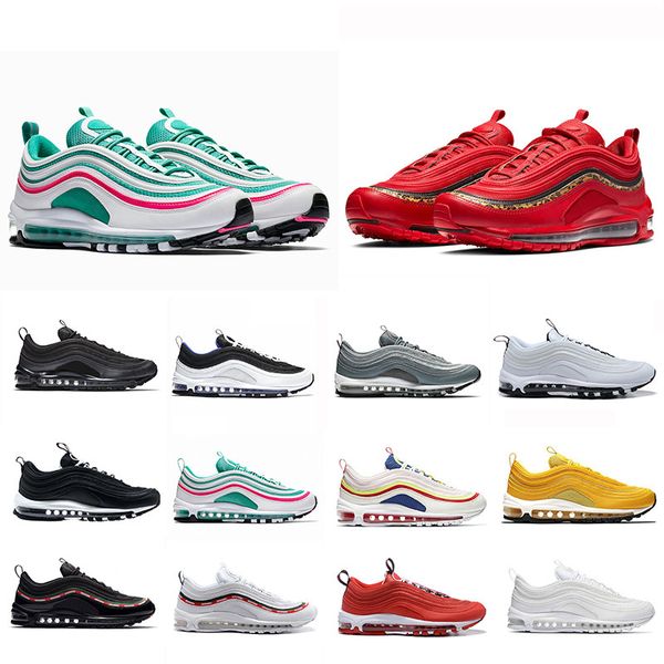 

trainers shoes men running shoe women tripel white metallic gold silver bullet
