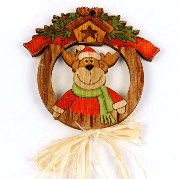 

party wood pendant insert card wall hanging gifts christmas ornament