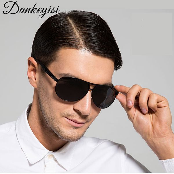 

dankeyisi vintage sunglasses men sunglasses for men brand uv400 protection fashion luxury pilot polarized, White;black